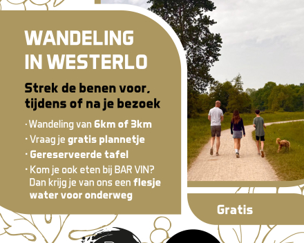 Wandeling in Westerlo • elke dag mogelijk