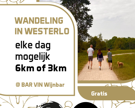 Wandeling in Westerlo • elke dag mogelijk