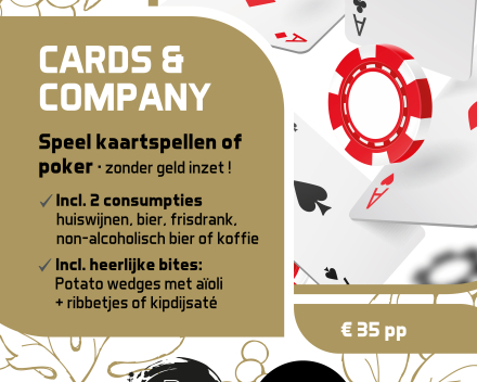 Cards & Company • donderdag 5 juni 2025 vanaf 19u