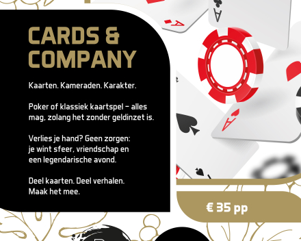 Cards & Company • donderdag 5 juni 2025 vanaf 19u