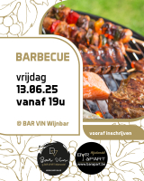 Barbecue • vrijdag 13 juni 2025 vanaf 19u