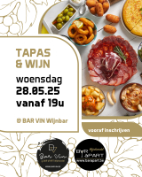Tapas & Wine • woensdag 28 mei 2025