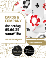 Cards & Company • donderdag 5 juni 2025 vanaf 19u
