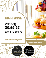 High Wine • zondag 29 juni 2025 om 14u of om 17u