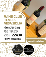 Wine Club Tempos Vega Sicilia • donderdag 2 oktober 2025 om 20u